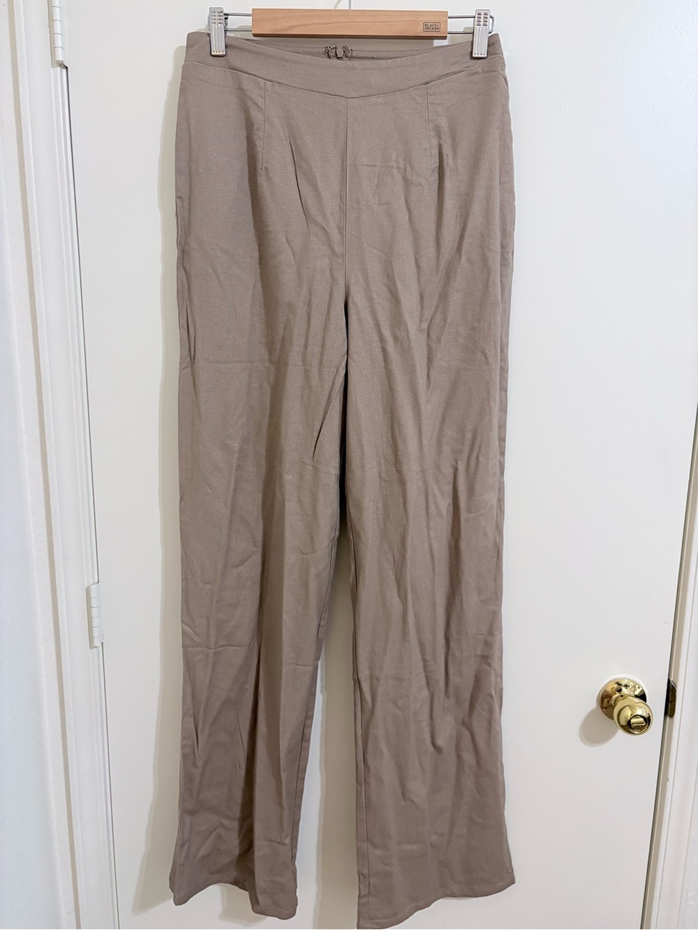 Valentina Wide Leg Pants in Taupe